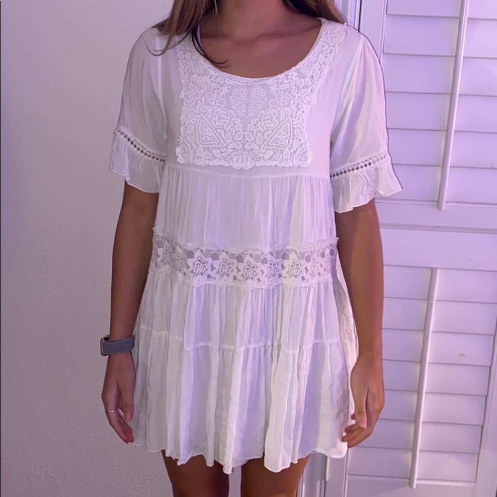 White altered state dress